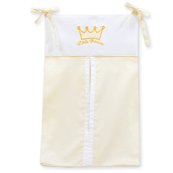 Przybornik- Torba na pampersy- Little Prince/Princess kremowe
