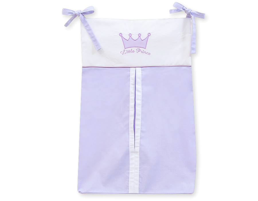 Przybornik- Torba na pampersy- Little Prince/Princess fioletowe - obrazek 4