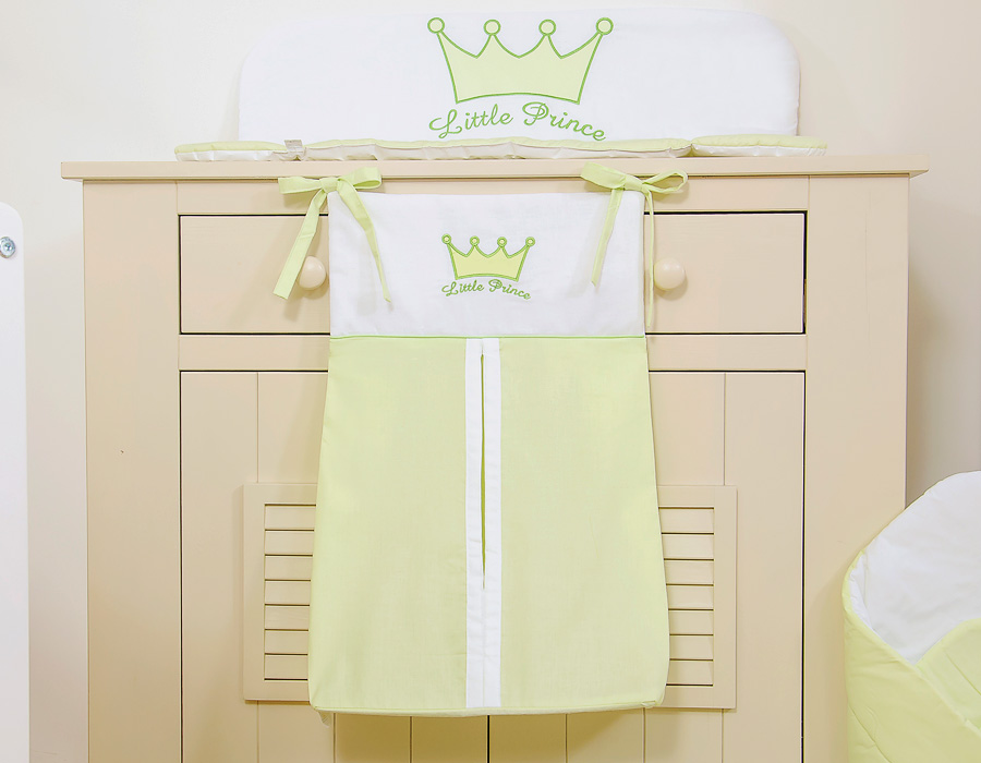 Przybornik- Torba na pampersy- Little Prince/Princess zielone - obrazek 3