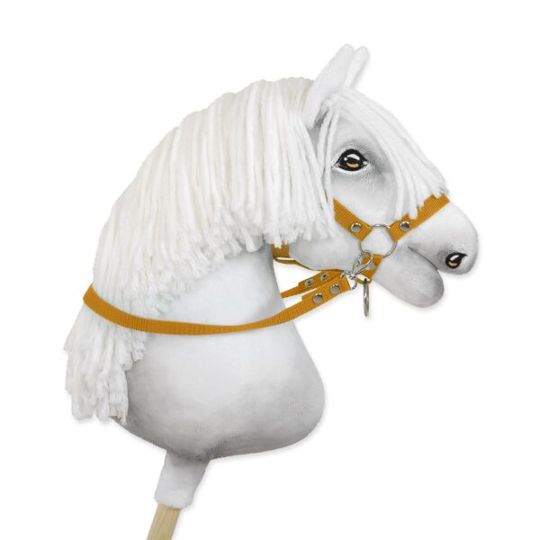 Wodze dla konia Hobby Horse – musztardowe