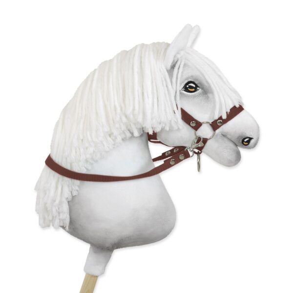 Wodze dla konia Hobby Horse – brązowe