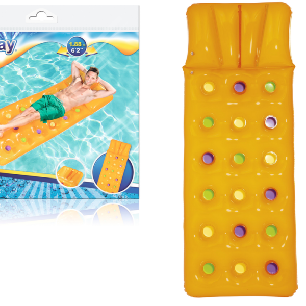 Dmuchany Materac Do Pływania Żółty 188 x 71 cm Bestway 43014