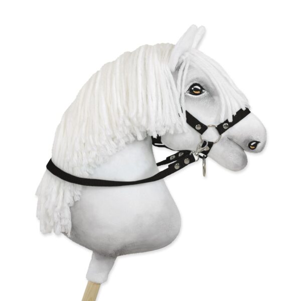 Wodze dla konia Hobby Horse – czarne