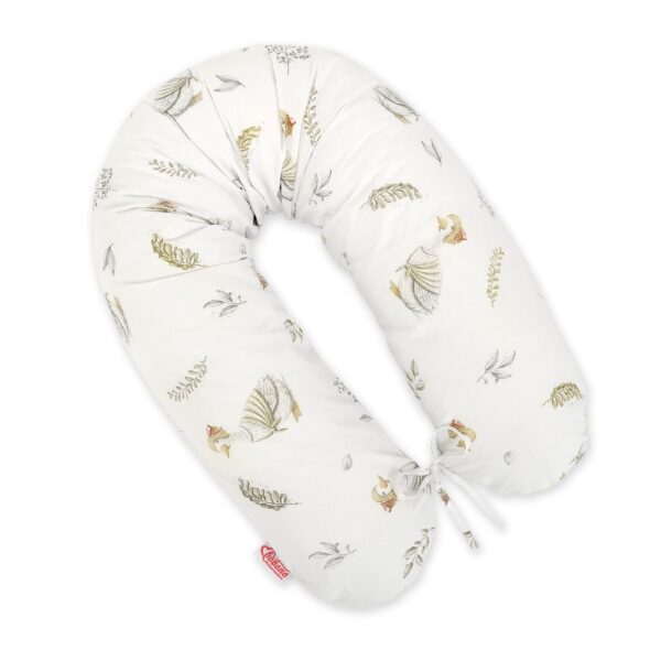 Poduszka ciążowa Longer dla kobiet w ciąży do spania + zdejmowana poszewka - Gąski