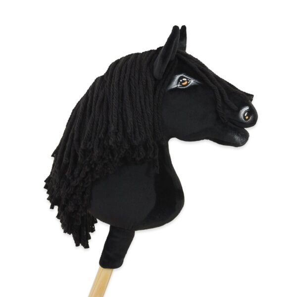 Hobby Horse Średni koń na kiju Premium czarny kary A4