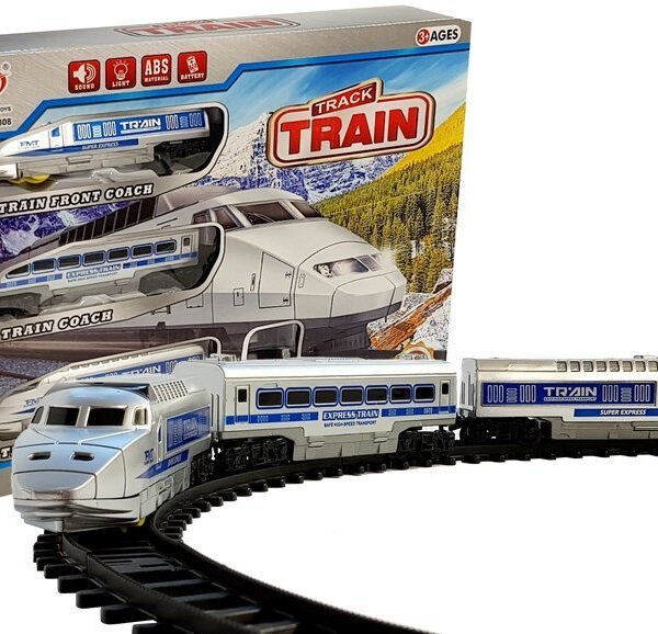 Pociąg Kolejka na Baterie ze Światłami i Dźwiękiem