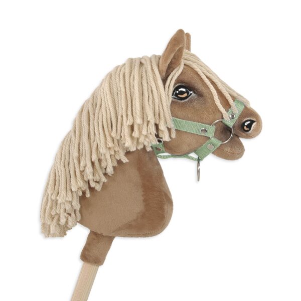 Kantar dla konia Hobby Horse uniwersalny A4 i A5 zapinany - szałwia