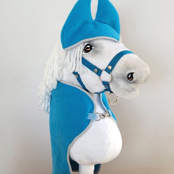Zestaw dla Hobby Horse A3: polarowa derka + nauszniki – turkusowy