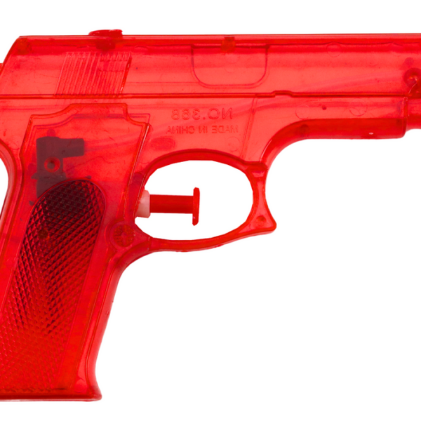 Pistolet Na Wodę Mały Plastikowy Czerwony 15 cm x 10,5 cm
