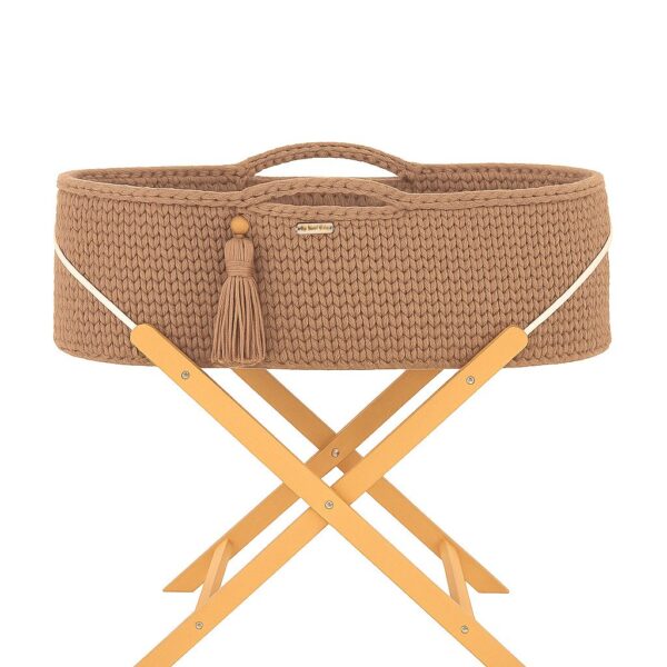 Kosz Mojżesza BOHO Handmade ze stojakiem sand