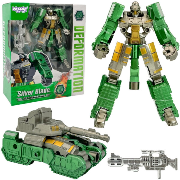 WOOPIE Robot Transformujący SILVER BLADE 2w1 Czołg