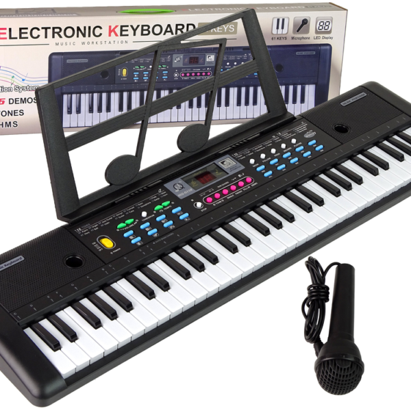 Keyboard MQ-6112 Mikrofon Uchwyt Na Nuty 61 Klawiszy