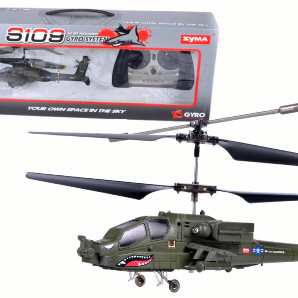 Zdalnie Sterowany Helikopter S109G SYMA RC Zielony