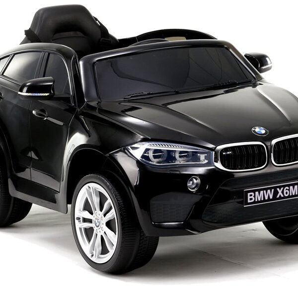 Auto na Akumulator BMW X6 SUV Światła LED MP3 Samchód Pojazd Czarny