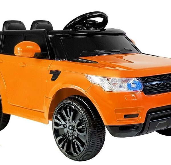 Auto na Akumulator HL1638 Dla Dzieci Światła LED MP3 Pilot Pomarańczowe