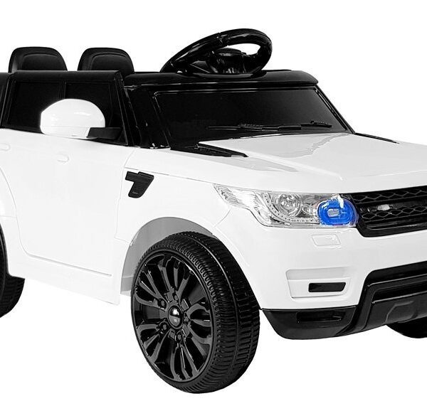 Auto na Akumulator HL1638 Dla Dzieci Światła LED MP3 Pilot Biały