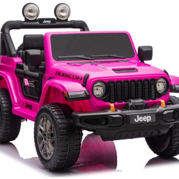 Pojazd Na Akumulator Jeep Rubicon 4x4 DK-JWR556 4x200W 24V Różowy