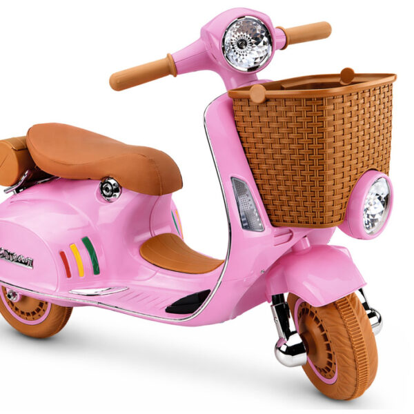 Skuter Na Akumulator Vespa XW-03 35W Różowa