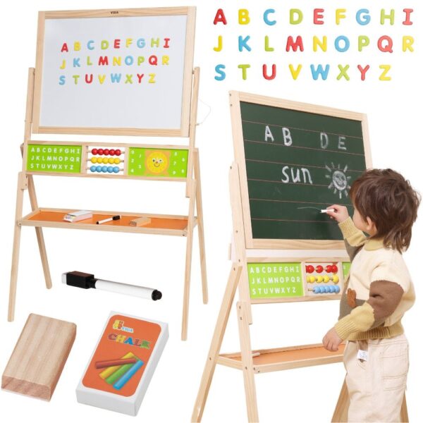 VIGA Duża Tablica Edukacyjna 2w1