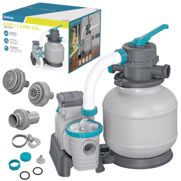 Pompa Piaskowa Do Basenu Filtrująca Timer 8327L/h Bestway 58499